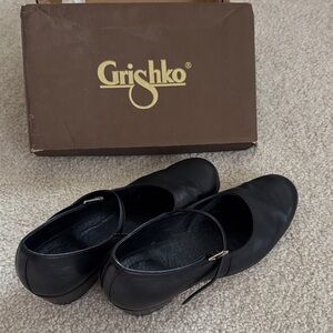 Grishko Women's Black Leather Mary Jane